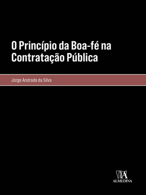 cover image of O Princípio da Boa-Fé na Contratação Pública